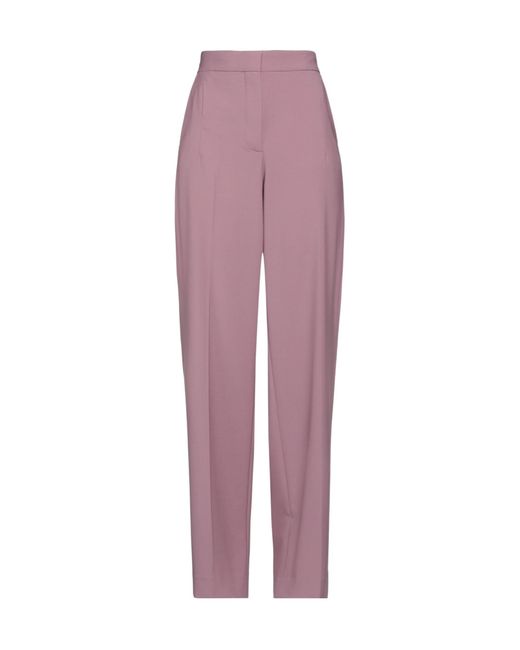 Tory Burch Purple Loose Casual Pants