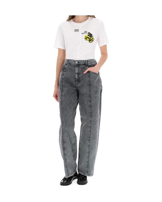 Baum und Pferdgarten White Jawos Asymmetrical Top