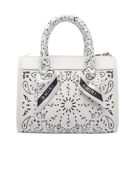 Amiri White Double Handle Shoulder Bag