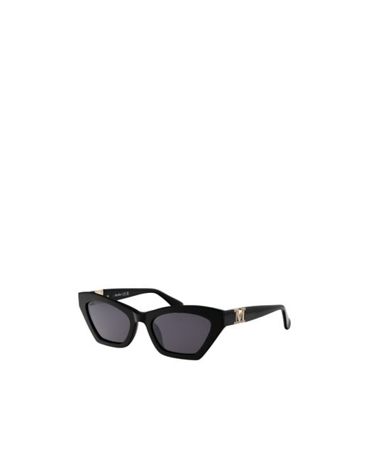 Max Mara Black Cat-Eye Frame Sunglasses
