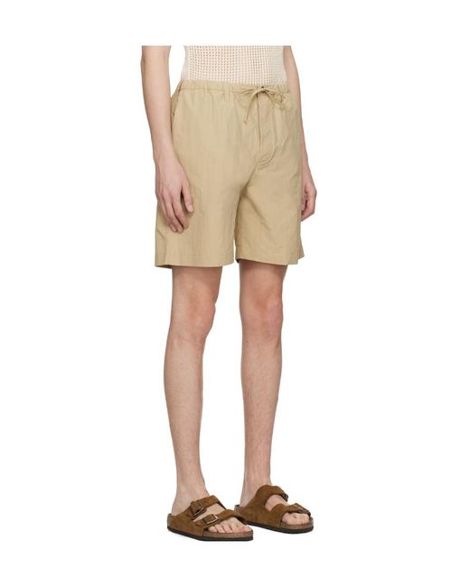 Nanushka Natural Elasticated-Waist Shorts for men