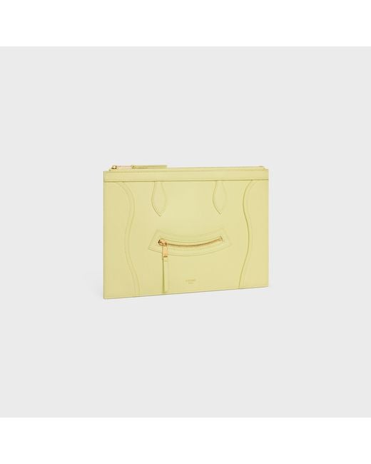 Céline Metallic Medium Pouch