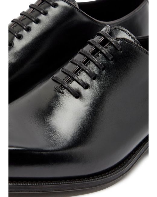 Tom Ford Black Lace-Up Front Business Dress Shoes for men