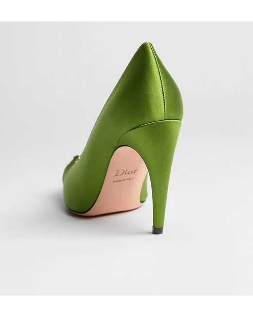 Dior Green Rose Pump