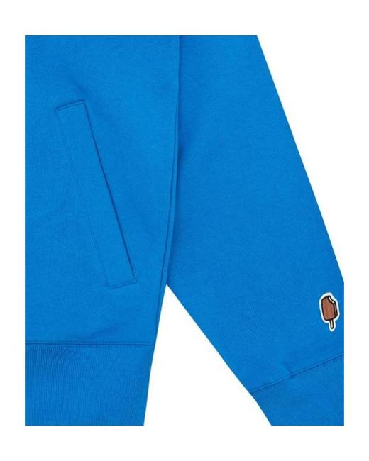 ICECREAM Blue Zippered Hoodie for men