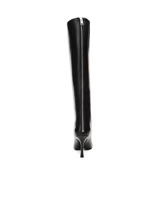 Alexander Wang Black Vera Knee-High Zip Boots