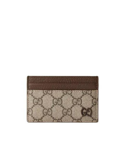 Gucci Multicolor Gg Monogram Card Holder Wallet for men