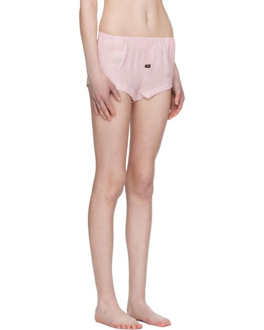 OPEN YY Pink Ruffled Side Boxer Briefs