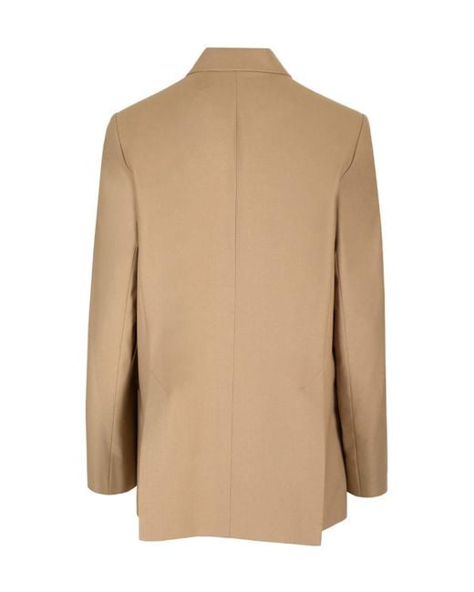 Totême Natural Totême Pocketed Double-Breasted Blazer