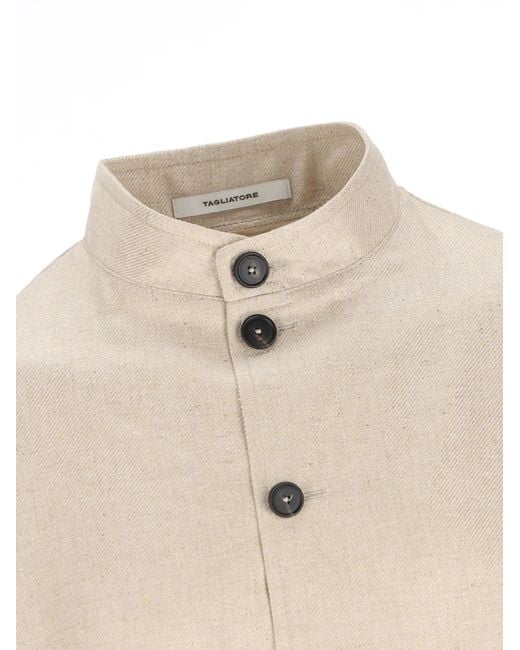 Tagliatore Natural Klein Button-Up Jacket for men
