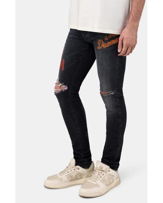 Amiri Blue South Cali Skinny Jeans for men