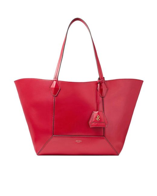 Jimmy Choo Red Diamond Tote/M