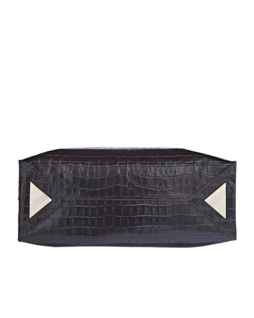 The Attico Black The La Passeggiata Medium Tote Bag
