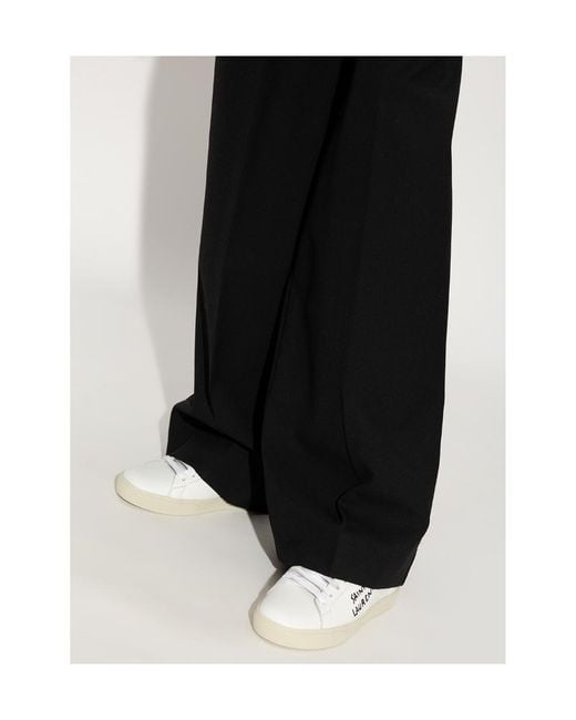 Saint Laurent White Sl/06 Court Sneakers