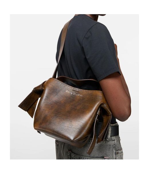 Acne Black Musubi Mini Shoulder Bag