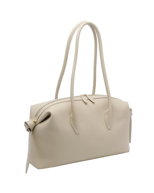 Yuzefi Natural Brioche Duffle Shoulder Bag