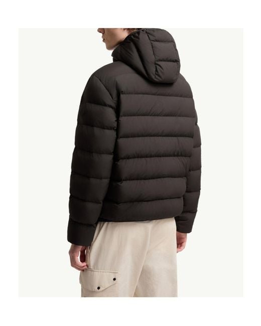 Moncler Black Arajoki Longue Saison Short Down Jacket for men