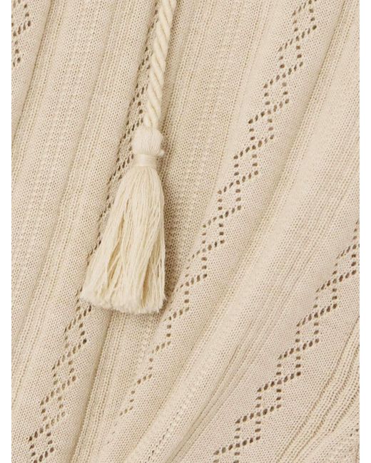 Valentino Natural Knitted Casual Pants