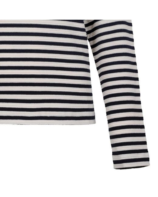 McQueen White Slogan Embroidered Stried T-Shirt