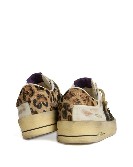 Golden Goose Deluxe Brand Multicolor Stardan Lace-Up Sneakers