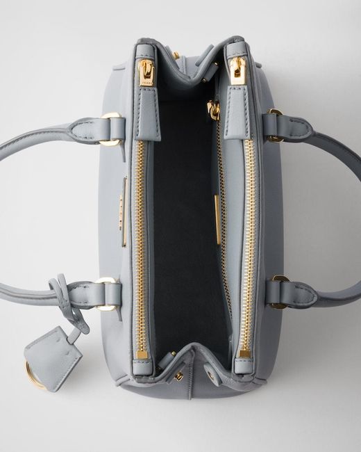 Prada Gray Galleria Small Leather Bag