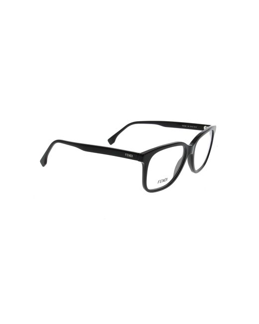 Fendi Black Eyewear Square Frame Glasses