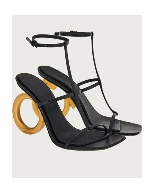 Ferragamo Multicolor Ferragamo Elina Ankle Strap Sandals