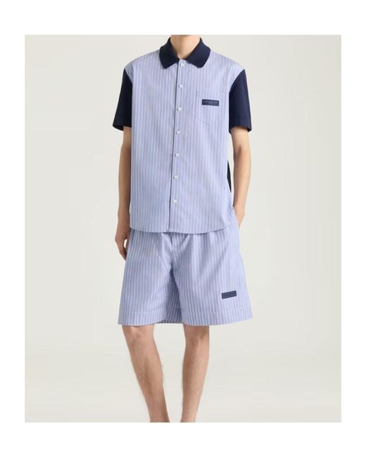 Givenchy Blue Striped Shirt for men