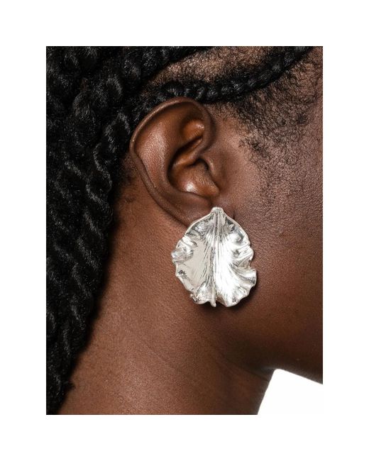 Cult Gaia White Irregular Earrings