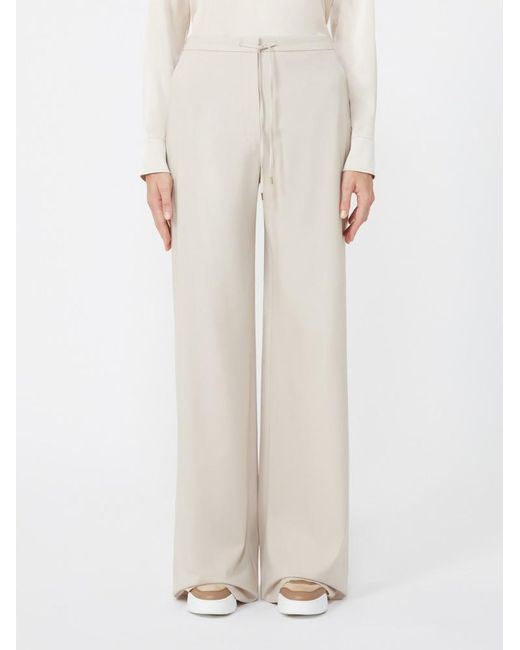 Max Mara White Denaro Trousers