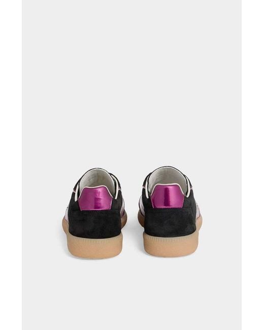 DSquared² Black Rebels Panelled Sneakers