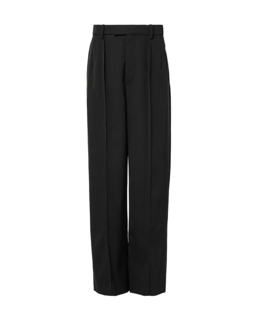 Wardrobe NYC Black Wide-Leg Casual Pants