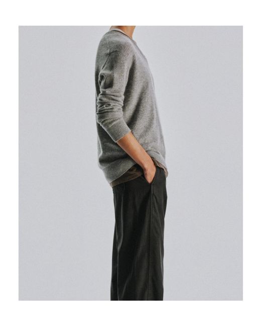 The Row Gray Long-Sleeved Sweater