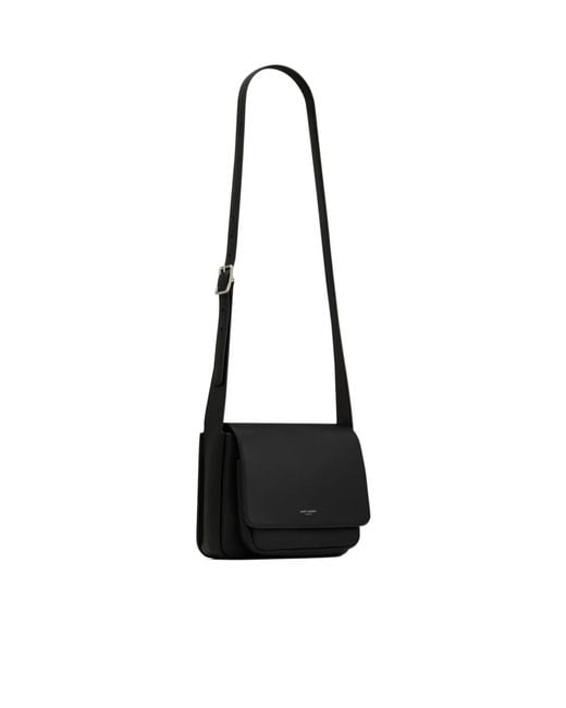 Saint Laurent White Foldover Top Small Satchel Bag for men