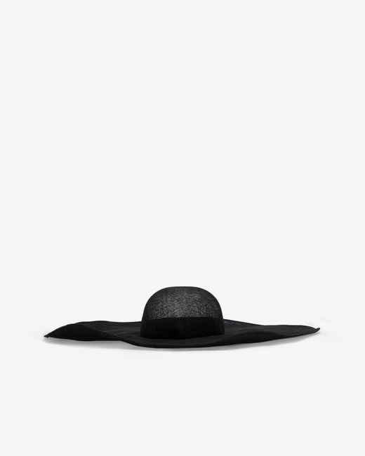 Junya Watanabe White Sinamay Cloth Natural Straw Beach Hat