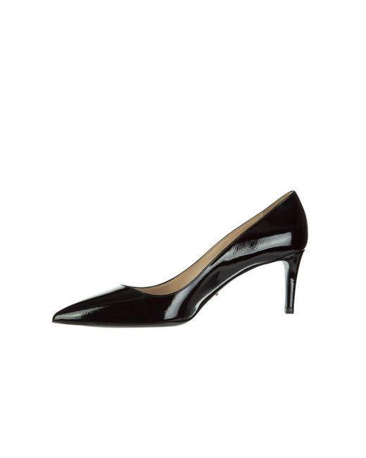 Prada Black Pointed High Heels