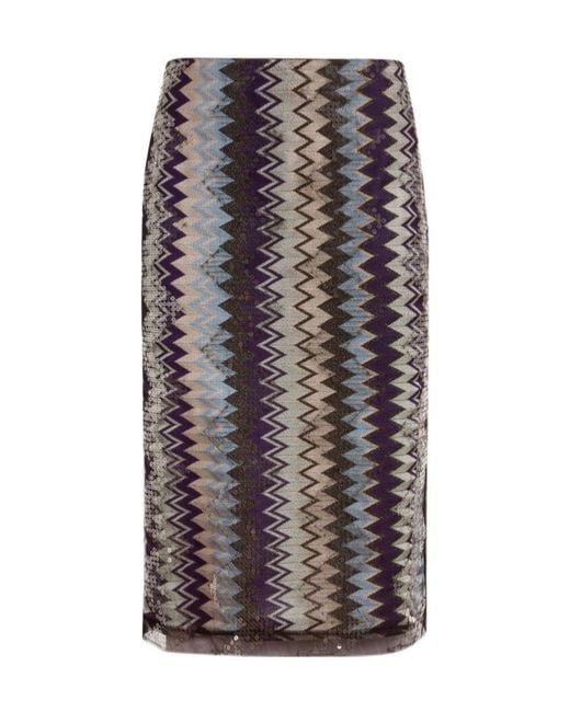 Missoni Gray Midi Skirts