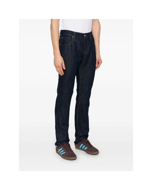 7 For All Mankind Blue Belt-Loop Jeans for men