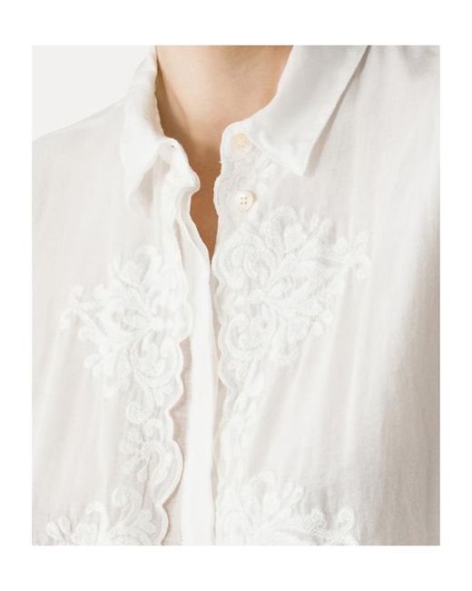 Forte_forte White Embroidered Shirt