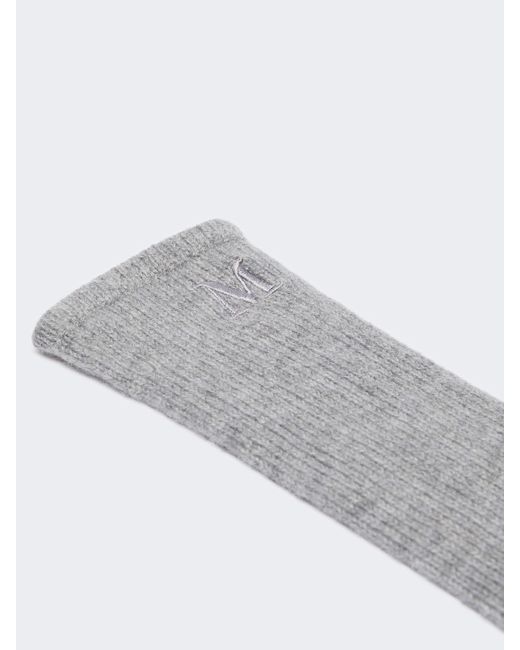 Max Mara Gray Cashmere Gloves