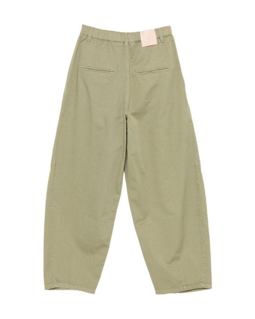 Alysi Green Barrel Denim Jeans