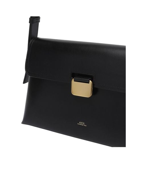 A.P.C. Black Simone Shoulder Bag