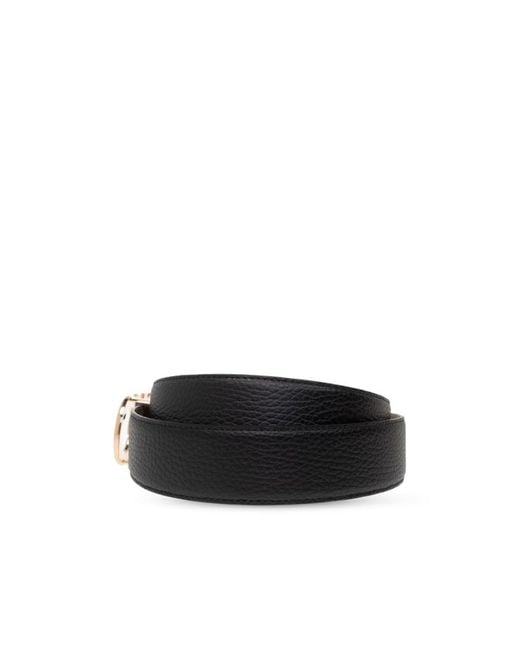 Ferragamo White Ferragamo Gancini Reversible Buckle Belt for men