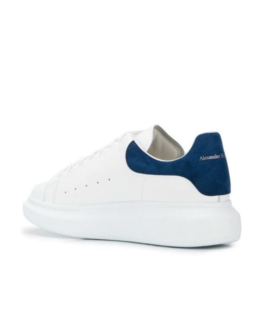 McQueen White Oversized Lace-Up Sneakers for men