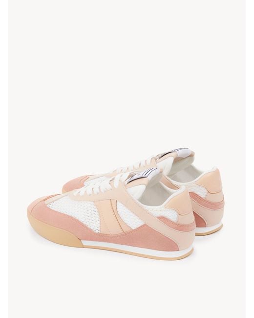 Chloé Pink Chloé Kick Lace-Up Sneakers