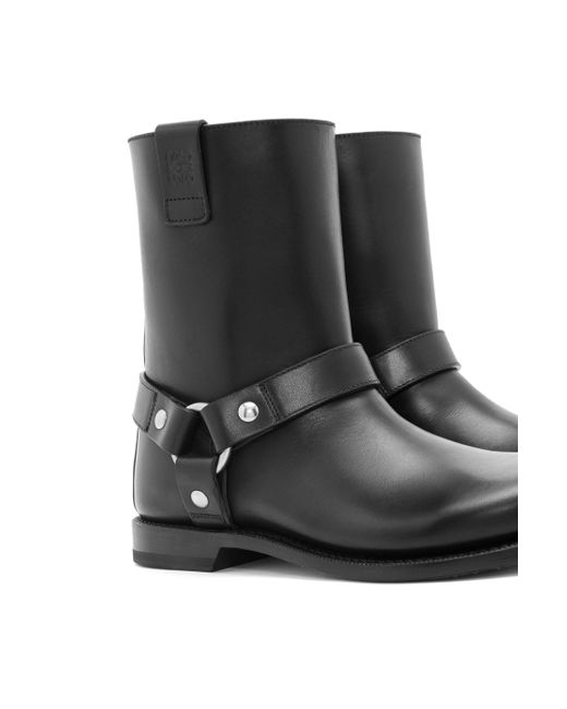 Loewe Black Campo Biker Boots for men