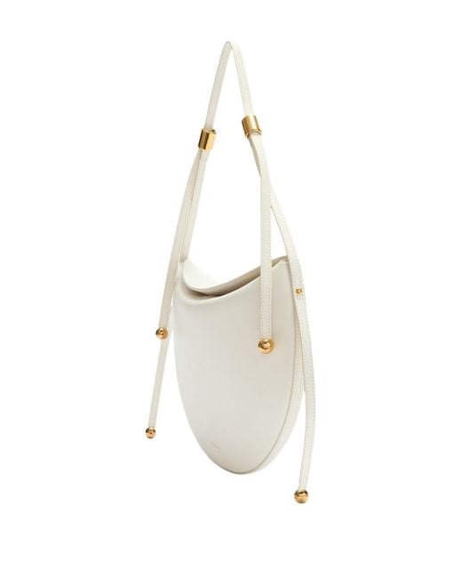 Furla White Moonstone Medium Shoulder Bag