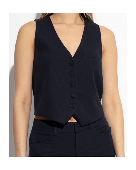 Zadig & Voltaire Blue Emaux Waistcoat