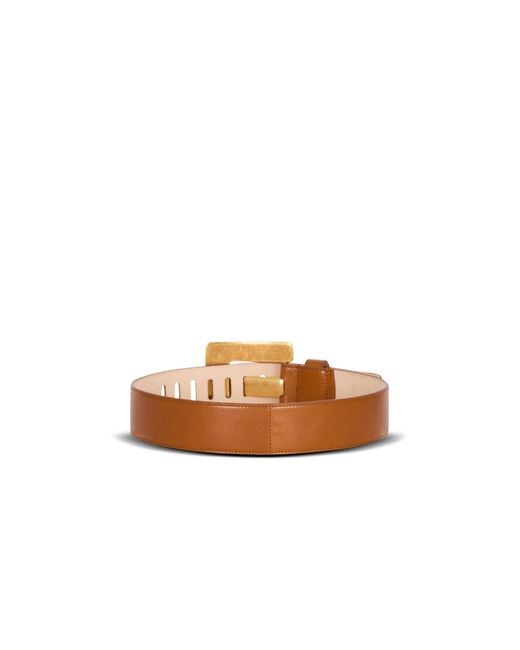 Balmain Brown Anthem Belt
