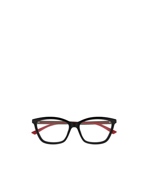 Gucci White Eyewear Square Frame Glasses